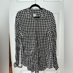 A New Day Plaid Button-Up Shirt XXL